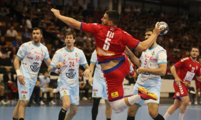 MILOS KOS rukometas Srbije na utakmici EHF kvalifikacija za Evropsko Prvenstvo protiv Spanije u hali SPENS, Novi Sad 12.05.2024. godine Foto: Ivica Veselinov / MN PRESS RUKOMET, HANDBALL, SRBIJA, SPANIJA, SPAIN, EHF