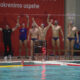 RADOST vaterpolista Novog Beograda na utakmici finala Prvenstva Srbije protiv Radnickog na bazenu SPD Radnicki, Kragujevac 25.05.2024. godine Foto: Ivica Veselinov / MN PRESS VATERPOLO, WATERPOLO, PRVENSTVO SRBIJE, NATIONAL CHAMPIONSHIP, VK RADNICKI KRAGUJEVAC, VK NOVI BEOGRAD