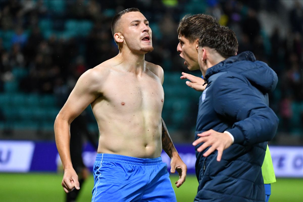 FILIP STOJILJKOVIC fudbaler OFK Beograda na utakmici Superlige Prvenstva Srbije protiv Partizana na stadionu Kraljevica, Zajecar 15.09.2024. godine Foto: MN PRESSFudbal, Partizan, Superliga Prvenstvo Srbije,OFK Beograd