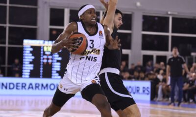 FRANK NTILIKINA Frenk Ntilikina, kosarkas Partizana, na prijateljskoj utakmici protiv Pariza, u hali 3 Beogradskog sajma. Beograd, 15.09.2024. foto: Nebojsa Parausic Kosarka, Partizan, Pariz