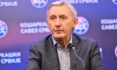 SVETISLAV PESIC selektor i trener kosarkaske reprezentacije Srbije pres konferencija u hotelu Kraun plaza, Beograd,20.10.2024. godine Foto: Marko Metlas Kosarka, Srbija, Pres konferencija