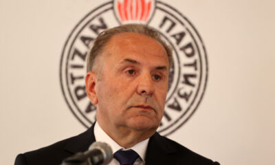 RASIM LJAJIC predsednik privremenog organa Partizana na vanrednoj sednici skupstine FK Partizan, u SC Teleoptik. Beograd, 21.10.2024. foto: MN press/mr Fudbal, Partizan, Pres konferencija, Konferencija, Pres