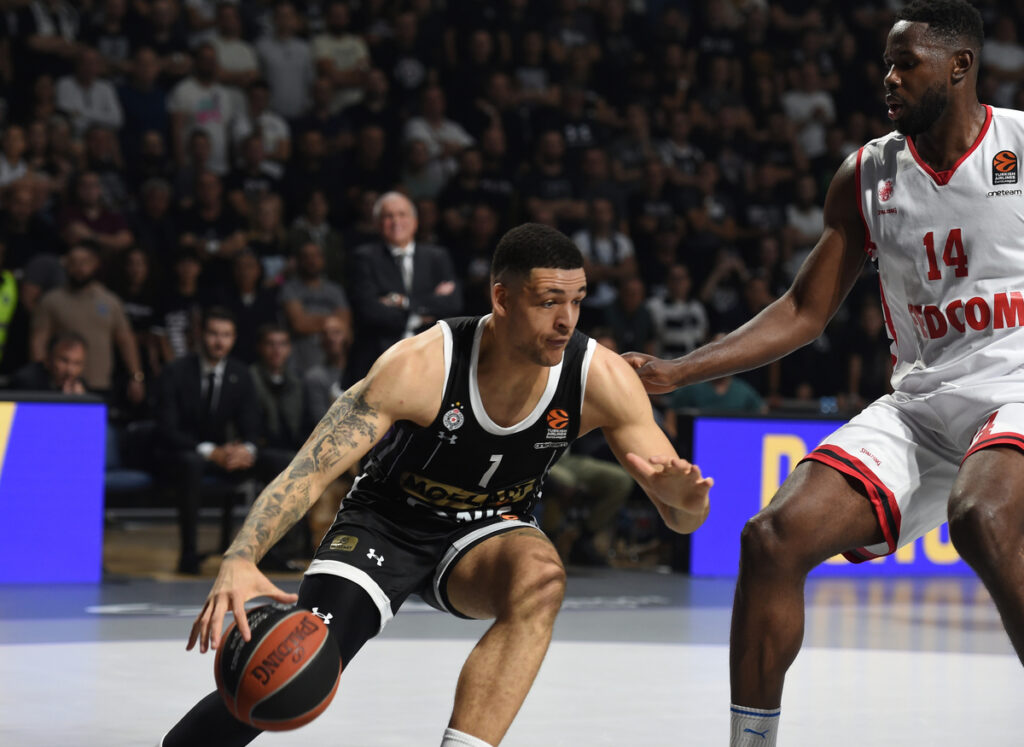 GABRIEL IFFE LUNDBERG Gabriel Ife Lundberg, kosarkas Partizana, na utakmici Evrolige protiv Monaka, u hali Aleksandar Nikolic. 
Belgrade, 30.10.2024. 
foto: Nebojsa Parausic/ MN Press

BASKETBALL, EUROLEAGUE, PARTIZAN, MONACO