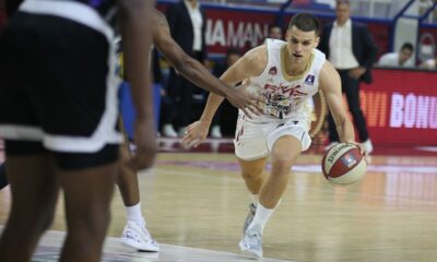 PETAR POPOVIC kosarkas FMP Zeleznika na utakmici ABA lige protiv Partizana u hali FMP Arena, Beograd 04.11.2024. godine Foto: Ivica Veselinov / MN PRESS KOSARKA, BASKETBALL, ABA LIGA, ABA LEAGUE, FMP ZELEZNIK, PARTIZAN