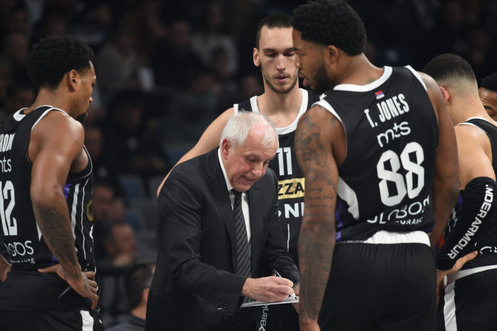 ZELIMIR OBRADOVIC ZELJKO trener kosarkasa Partizana na utakmici ABA lige protiv Dubaija u hali Beogradska arena. Beograd, 10.11.2024. foto: Nebojsa Parausic Kosarka, Partizan, ABA liga, Dubai