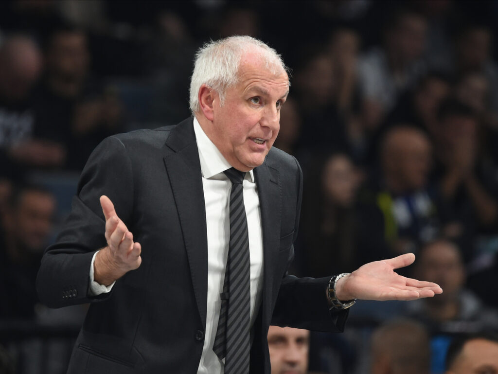 ZELIMIR OBRADOVIC ZELJKO trener kosarkasa Partizana na utakmici ABA lige protiv Dubaija u hali Beogradska arena. Beograd, 10.11.2024. foto: Nebojsa Parausic Kosarka, Partizan, ABA liga, Dubai