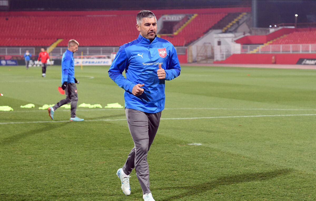 Trening mladih fudbalera Srbije U21 na stadionu Karadjordje. ALEKSANDAR KOLAROV Novi Sad, 12.11.2024. Foto: Nebojsa Parausic Fudbal, U21 Srbija