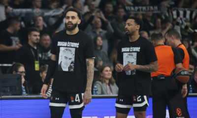 kosarkas Partizana na utakmici Evrolige protiv Armanija u hali Beogradska Arena, Beograd 15.11.2024. godine Foto: Ivica Veselinov / MN PRESS KOSARKA, BASKETBALL, EVROLIGA, EUROLEAGUE, PARTIZAN, ARMANI MILANO