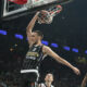 kosarkas Partizana na utakmici Evrolige protiv Armanija u hali Beogradska Arena, Beograd 15.11.2024. godine Foto: Ivica Veselinov / MN PRESS KOSARKA, BASKETBALL, EVROLIGA, EUROLEAGUE, PARTIZAN, ARMANI MILANO