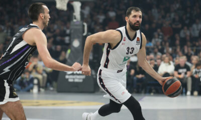 kosarkas Olimpije Milano na utakmici Evrolige protiv Partizana u hali Beogradska Arena, Beograd 15.11.2024. godine Foto: Ivica Veselinov / MN PRESS KOSARKA, BASKETBALL, EVROLIGA, EUROLEAGUE, PARTIZAN, ARMANI MILANO