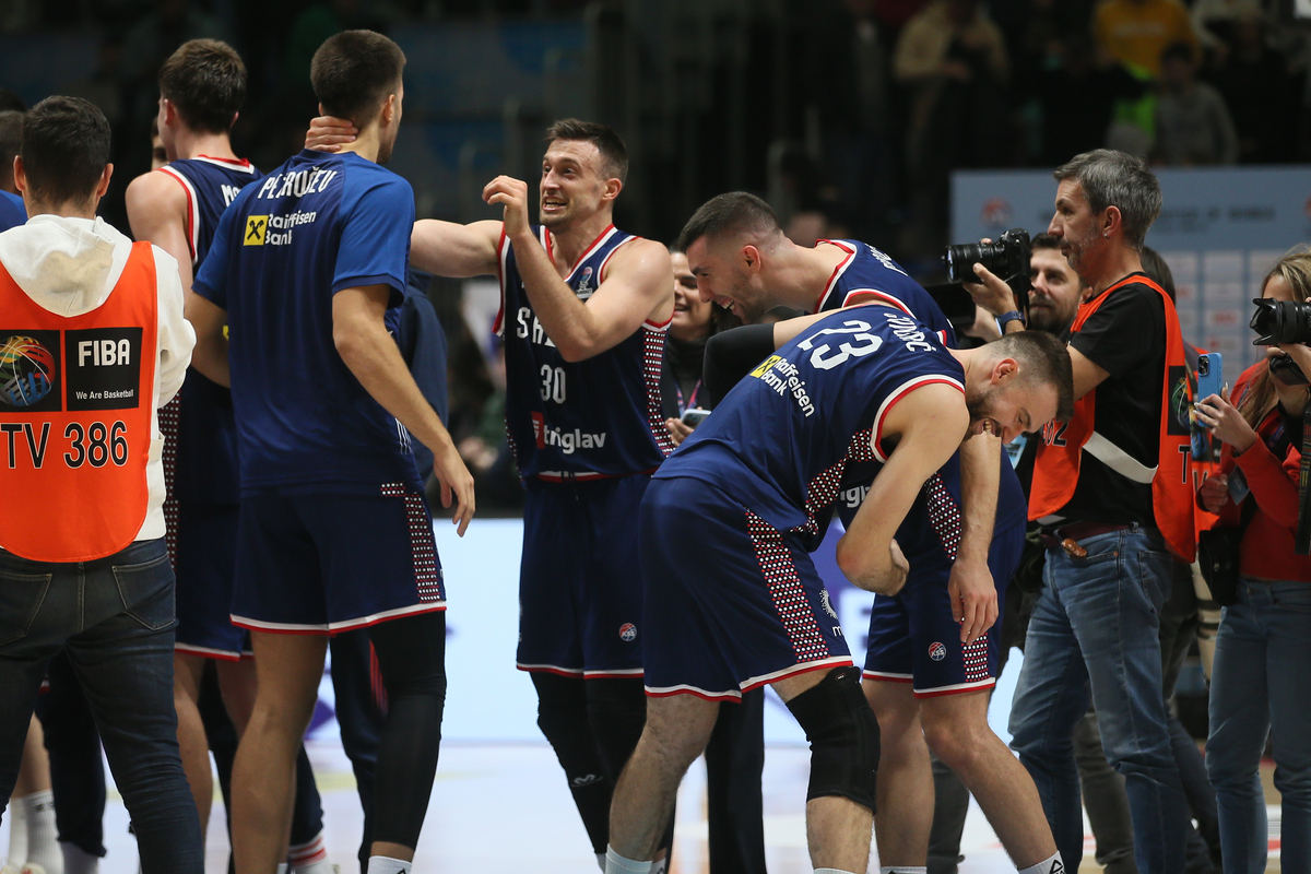 kosarkas Srbije na utakmici kvalifikacija za Evropsko Prvenstvo protiv Danske u hali Aleksandar Nikolic, Beograd 24.11.2024. godine Foto: Ivica Veselinov / MN PRESS KOSARKA, BASKETBALL, KVALIFIKACIJE, SRBIJA, DANSKA, DENMARK, SERBIA