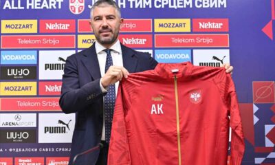 ALEKSANDAR KOLAROV selektor i trener U21 fudbalske reprezentacije Srbije pres konferencija u sportskom centru FSS, Stara Pazova 08.11.2024. godine Foto: Marko Metlas Fudbal, Srbija, U21