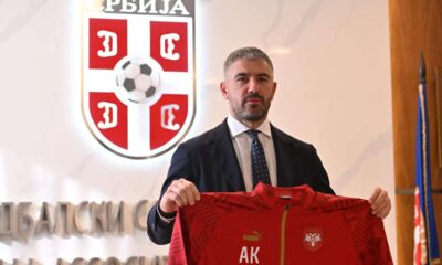 ALEKSANDAR KOLAROV selektor i trener U21 fudbalske reprezentacije Srbije pres konferencija u sportskom centru FSS, Stara Pazova 08.11.2024. godine Foto: Marko Metlas Fudbal, Srbija, U21