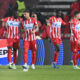 fudbaler Crvene zvezde na utakmici UEFA Lige sampiona protiv Stutgarta na stadionu Rajko Mitic, Beograd 27.11.2024. godine Foto: Marko Metlas Fudbal, Liga sampiona, Crvena zvezda, Stutgart