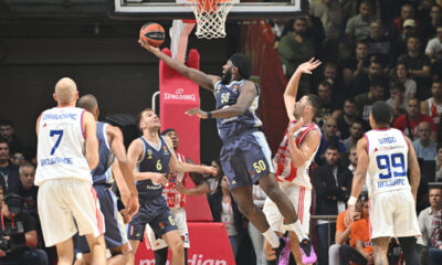 kosarkas Crvene zvezde na utakmici Evrolige protiv Albe Berlin u hali Aleksandar Nikolic, Beograd 07.11.2024. godine Foto: Marko Metlas Kosarka, Crvena zvezda, Evroliga, Alba Berlin