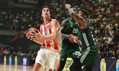 kosarkas Crvene zvezde na utakmici Evrolige protiv Panatinaikosa u hali Aleksandar Nikolic Pionir, Beograd 01.11.2024. godine Foto: Marko Metlas Kosarka, Crvena zvezda, Evroliga, Panatinaikos