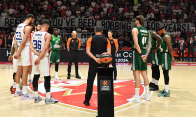 kosarkas Crvene zvezde na utakmici Evrolige protiv Panatinaikosa u hali Aleksandar Nikolic Pionir, Beograd 01.11.2024. godine Foto: Marko Metlas Kosarka, Crvena zvezda, Evroliga, Panatinaikos