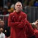 Denver Nuggets head coach Michael Malone looks on in the second half of an NBA basketball game against the New York Knicks, Monday, Nov. 25, 2024, in Denver. (AP Photo/David Zalubowski)