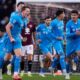 Italy Soccer Serie A Napoli's Scott McTominay, left, celebrates after scoring his side's first goal during the Serie A soccer match between Torino FC and SSC Napoli the Stadio Olimpico Grande Torino in Turin, north west Italy, Sunday, Nov. 24, 2024. (Fabio Ferrari/LaPresse via AP)