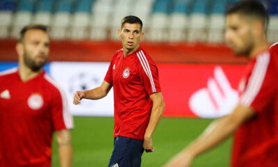 LAZAR RANDJELOVIC trening fudbalera Olimpijakosa pre utakmice UEFA Lige Sampiona protiv Crvene zvezde na stadionu Rajko Mitic, Beograd 30.09.2019. godine Foto: MN PRESS Fudbal, Crvena zvezda, UEFA Liga Sampiona , Olimpijakos