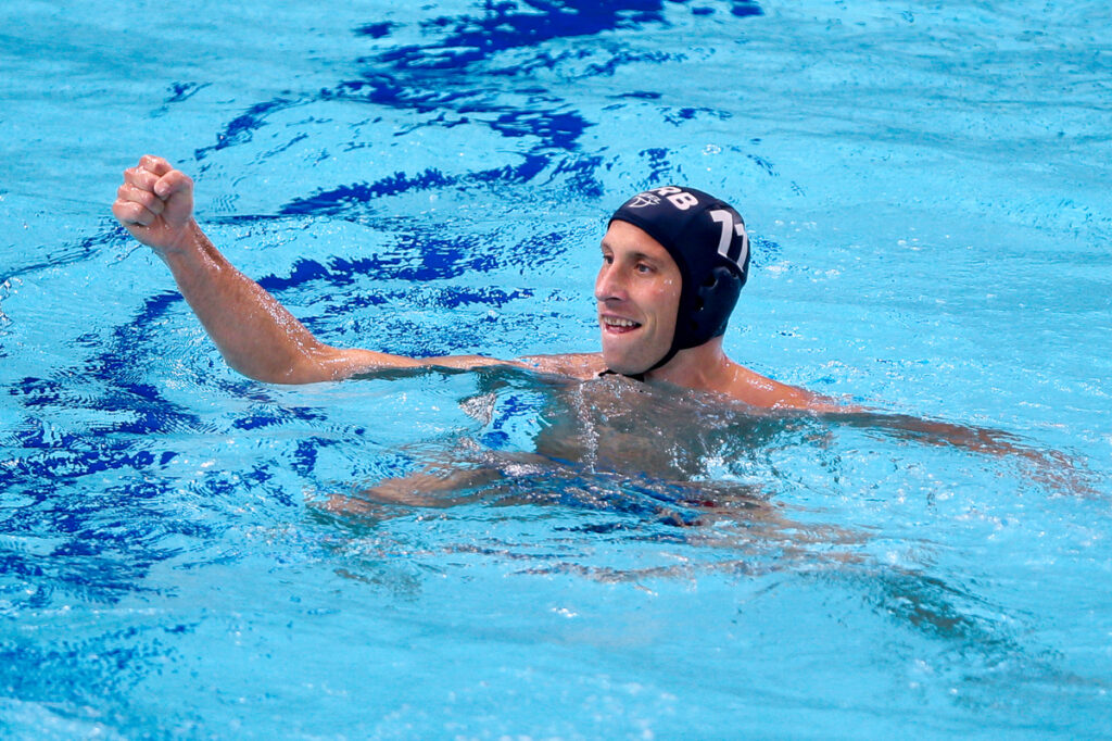 XXXII OLYMPIC GAMES TOKYO 2020 - ANDRIJA PRLAINOVIC vaterpolista Srbije na finalu Olimpijskih Igara protiv Grcke, Tokio 08.08.2021. godine Foto: Ivica Veselinov / MN PRESS