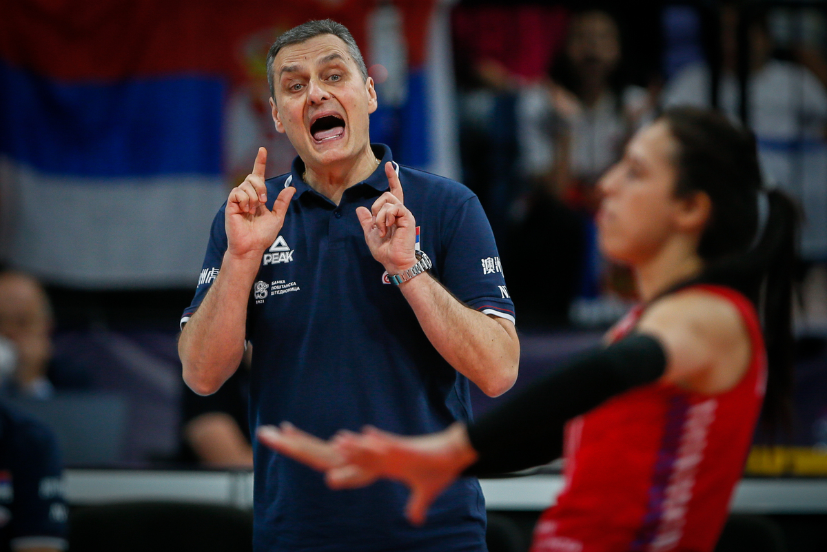 ZORAN TERZIC trener odbojkasica reprezentacije Srbije na utakmici polufinala Evropskog Prvenstva protiv reprezentacije Turske u Stark Areni, Beograd 03.09.2021. godine Foto: Ivica Veselinov / MN PRESS ODBOJKA, VOLLEYBALL, TURKEY, TURSKA, ZENE, WOMANS, REPREZENTACIJA, SERBIA, SRBIJA, EVROPSKO PRVENSTVO, EUROVOLLEY, CEV