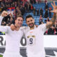 ALEKSANDAR MITROVIC i DUSAN VLAHOVIC fudbaleri reprezentacije Srbije na utakmici UEFA Lige nacija protiv Norveske na stadionu Uleval, Oslo 27.09.2022. godine Foto: Marko Metlas Fudbal, Reprezentacija, Srbija, Norveska, UEFA Liga nacija