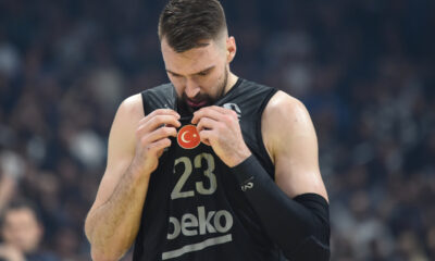 MARKO GUDURIC, kosarkas Fenerbahcea, na utakmici Evrolige protiv Partizana, u Beogradskoj Stark areni. Beograd, 23.02.2023. foto: Nebojsa Parausic Kosarka, Euroleague, Partizan, Fenerbahce