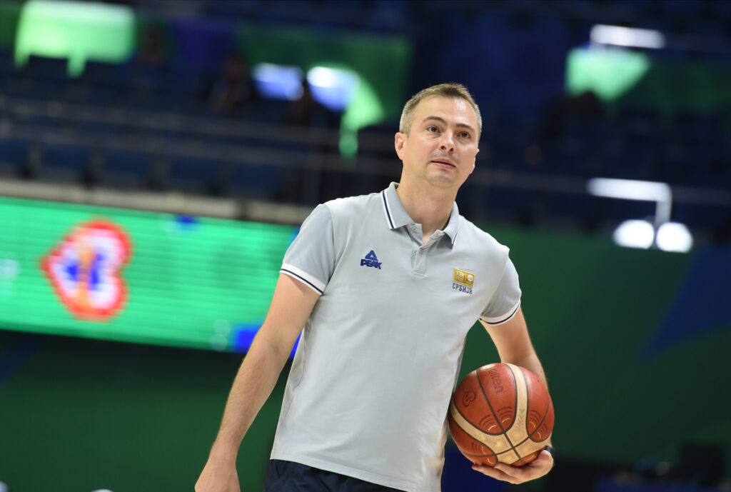 NENAD JAKOVLJEVIC, skaut kosarkasa Srbije, na utakmici FIBA Svetskog prvenstva protiv Juznog Sudana, u Araneta Coliseum. Manila, 30.08.2023. photo: Nebojsa Parausic / MN press photo Kosarka, FIBA, World Cup, Srbija, Juzni Sudan