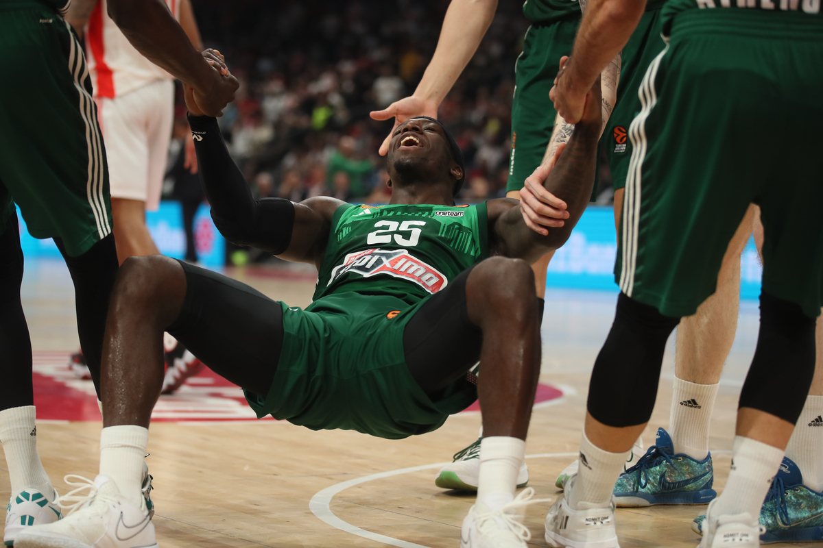 KENDRICK NUNN Kendrik Nan kosarkas Panatinaikosa na utakmici Evrolige protiv Crvene zvezde u hali Beogradska Stark Arena, Beograd 20.03.2024. godine Foto: Ivica Veselinov / MN PRESS KOSARKA, BASKETBALL, EVROLIGA, EUROLEAGUE, CRVENA ZVEZDA, PANATINAIKOS, PANATHINAIKOS