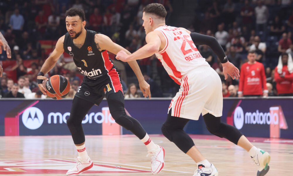 NIGEL WILLIAMS GOSS Najdzel Vilijams Gos kosarkas Olimpijakosa Pirej na utakmici Evrolige protiv Crvene zvezde u hali Stark Beogradska arena, Beograd 04.04.2024. godine Foto: Marko Metlas Kosarka, Crvena zvezda, Evroliga, Olimpijakos Pirej