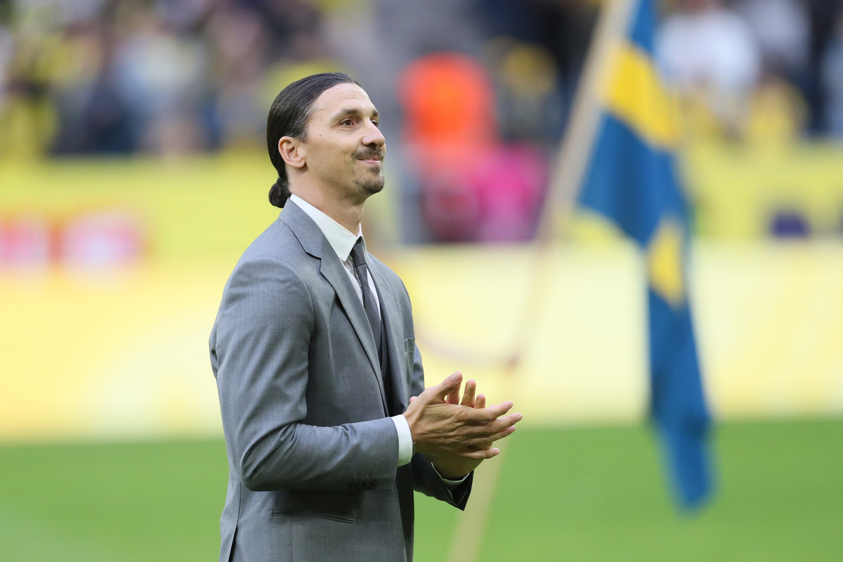 ZLATAN IBRAHIMOVIC bivsi fudbaler reprezentacije Svedske oprostaj na prijateljskoj utakmici protiv Srbije na stadionu Frends arena, Stokholm 08.06.2024. godine Foto: Marko Metlas Fudbal, Srbija, Svedska, Prijateljska utakmica