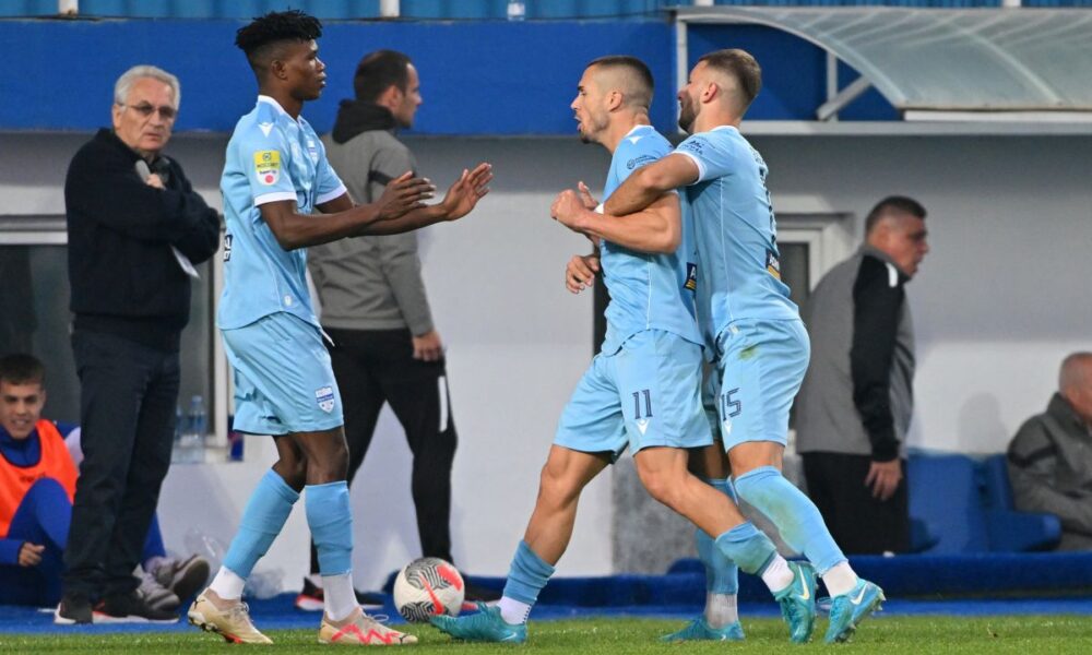 UROS DJURANOVIC fudbaler Novog Pazara na utakmici Superlige Prvenstva Srbije protiv Partizana na Gradskom stadionu, Novi Pazar 21.10.2024. godine Foto: MN PRESS/mi Fudbal, Partizan, Superliga Prvenstvo Srbije, Novi Pazar