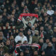 SVABE navijaci fudbalera Stutgarta na utakmici UEFA Lige Sampiona protiv Crvene zvezde na stadionu Rajko Mitic, Beograd 27.11.2024. godine Foto: Ivica Veselinov / MN PRESS FUDBAL, FOOTBALL, UEFA CHAMPIONS LEAGUE, LIGA SAMPIONA, CRVENA ZVEZDA, RED STAR, STUTGART, VFB STUTTGART