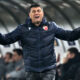 VLADAN MILOJEVIC trener fudbalera Crvene zvezde na utakmici UEFA Lige Sampiona protiv Stutgarta na stadionu Rajko Mitic, Beograd 27.11.2024. godine Foto: Marko Metlas Fudbal, Crvena zvezda, UEFA Liga Sampiona, Stutgart