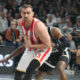 NIKOLA MILUTINOV kosarkas Olimpijakosa na utakmici Evrolige protiv Partizana u hali Beogradska Arena, Beograd 28.11.2024. godine Foto: Ivica Veselinov / MN PRESS KOSARKA, BASKETBALL, EVROLIGA, EUROLEAGUE, PARTIZAN, OLYMPIACOS, OLIMPIJAKOS