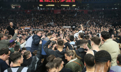 RADOST kosarkasa Partizana na utakmici Evrolige protiv Olimpijakosa u hali Beogradska Arena, Beograd 28.11.2024. godine Foto: Ivica Veselinov / MN PRESS KOSARKA, BASKETBALL, EVROLIGA, EUROLEAGUE, PARTIZAN, OLYMPIACOS, OLIMPIJAKOS