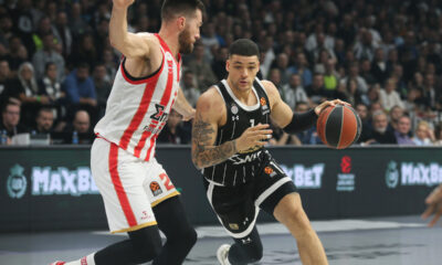 GABRIEL IFFE LUNDBERG Gabriel Ife Lundberg kosarkas Partizana na utakmici Evrolige protiv Olimpijakosa u hali Beogradska Arena, Beograd 28.11.2024. godine Foto: Ivica Veselinov / MN PRESS KOSARKA, BASKETBALL, EVROLIGA, EUROLEAGUE, PARTIZAN, OLYMPIACOS, OLIMPIJAKOS