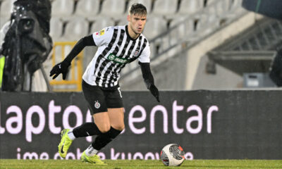 MARKO KERKEZ fudbaler Partizana na utakmici Superlige Prvenstva Srbije protiv Jedinstva Ub na stadionu Partizana, Beograd 30.11.2024. godine Foto: Marko Metlas Fudbal, Partizan, Superliga Prvenstvo Srbije, Jedinstvo Ub