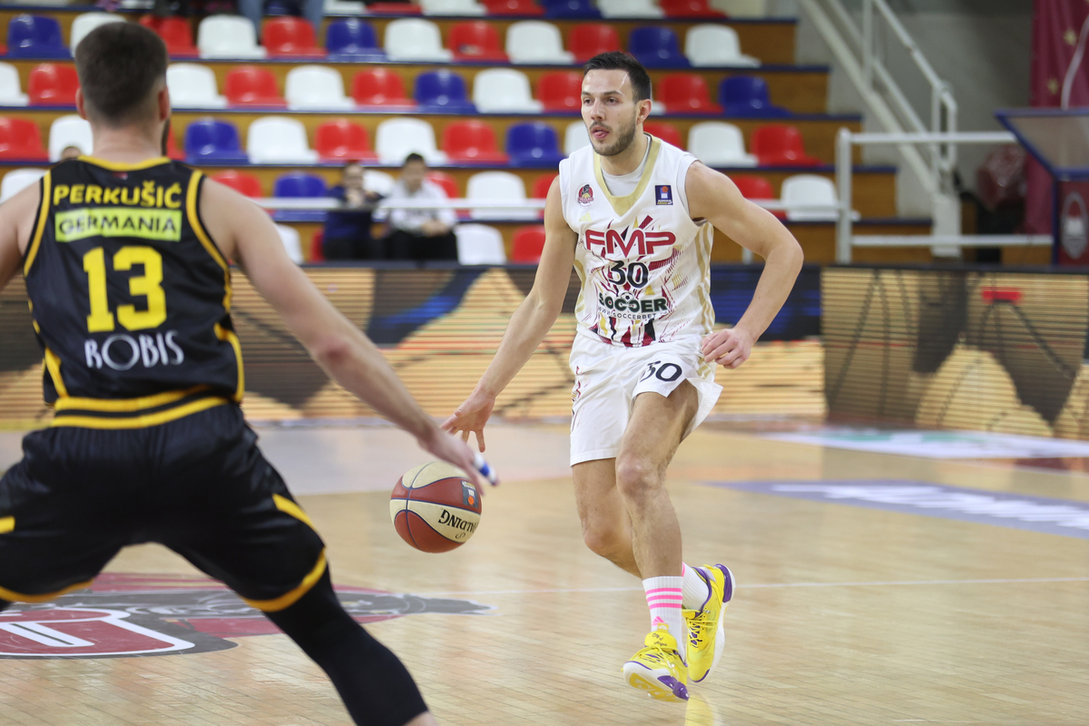 JOVAN NOVAK kosarkas FMP Zeleznika na utakmici ABA lige protiv Splita u hali FMP Arena, Beograd 13.12.2024. godine Foto: Ivica Veselinov / MN PRESS KOSARKA, BASKETBALL, ABA LIGA, ABA LEAGUE, FMP ZELEZNIK, KK SPLIT