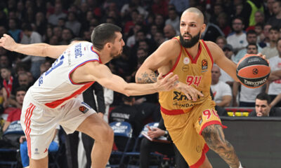 EVAN FOURNIER Ivan Furnije kosarkas Olimpijakosa Pirej na utakmici Evrolige protiv Crvene zvezde u hali Beogradska arena, Beograd 13.12.2024. godine Foto: Marko Metlas Kosarka, Crvena zvezda, Evroliga, Olimpijakos Pirej