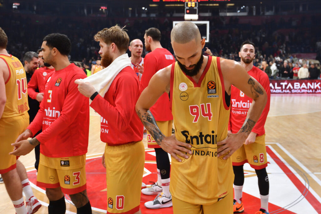 EVAN FOURNIER Ivan Furnije kosarkas Olimpijakosa Pirej na utakmici Evrolige protiv Crvene zvezde u hali Beogradska arena, Beograd 13.12.2024. godine Foto: Marko Metlas Kosarka, Crvena zvezda, Evroliga, Olimpijakos Pirej