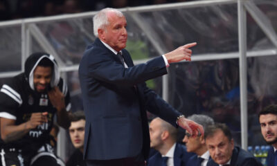 ZELIMIR OBRADOVIC ZELJKO trener kosarkasa Parizana na utakmici Jadranske ABA lige protiv Crvene zvezde u hali Beogradska arena, Beograd 23.12.2024. godine Foto: Marko Metlas Kosarka, Crvena zvezda, Jadranska ABA liga, Partizan