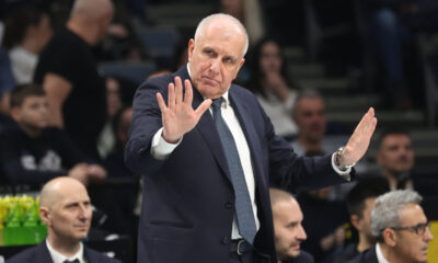 Trener Partizana na utakmici ABA lige protiv Cedevite u hali Beogradska Arena, Beograd 30.12.2024. godine Foto: Ivica Veselinov / MN PRESS KOSARKA, BASKETBALL, ABA LIGA, ABA LEAGUE, PARTIZAN, KK CEDEVITA OLIMPIJA