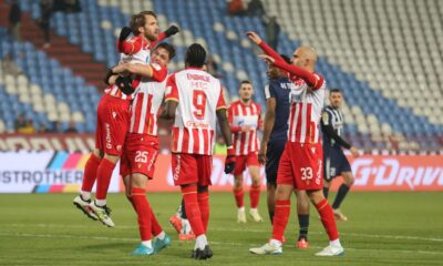 fudbaler Crvene Zvezde na utakmici Mocart Superlige protiv Tekstilca na stadionu Rajko Mitic, Beograd 07.12.2024. godine Foto: Ivica Veselinov / MN PRESS FUDBAL, FOOTBALL, MOZZART SUPERLIGA, CRVENA ZVEZDA, RED STAR, NATIONAL CHAMPIONSHIP, PRVENSTVO SRBIJE, TEKSTILAC ODZACI