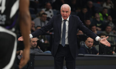 trener Partizana na utakmici ABA lige protiv Cedevite u hali Beogradska Arena, Beograd 30.12.2024. godine Foto: Ivica Veselinov / MN PRESS KOSARKA, BASKETBALL, ABA LIGA, ABA LEAGUE, PARTIZAN, KK CEDEVITA OLIMPIJA