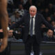 trener Partizana na utakmici ABA lige protiv Cedevite u hali Beogradska Arena, Beograd 30.12.2024. godine Foto: Ivica Veselinov / MN PRESS KOSARKA, BASKETBALL, ABA LIGA, ABA LEAGUE, PARTIZAN, KK CEDEVITA OLIMPIJA