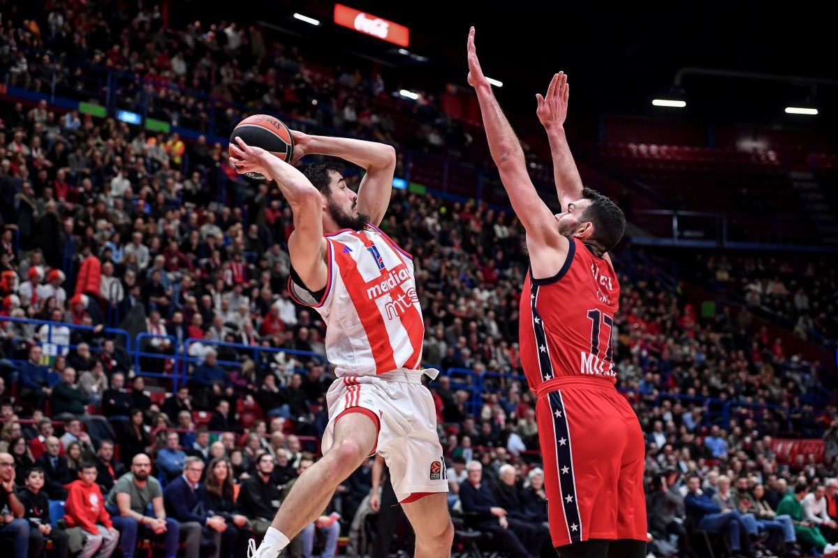 ARMANI vs CRVENA ZVEZDA Milano, 04.12.2024. foto: MN Press / cd Kosarka, Euroleague, Armani Milano, Crvena zvezda