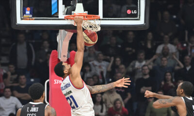 CRVENA ZVEZDA vs PARTIZAN Beograd, 23.12.2024. foto: Marko Metlas BASKETBALL, ABA LEAGUE, CRVENA ZVEZDA, PARTIZAN