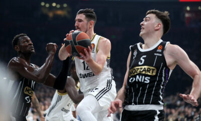 kosarkas Asvela na utakmici Evrolige protiv Partizana u hali Beogradska arena, Beograd 17.12.2024. godine Foto: Marko Metlas Kosarka, Partizan, Evroliga, Asvel Vilerbana